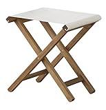 折りたたみ式オットマンスツール　ホワイトazu162406