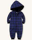 Ralph Lauren（ラルフ ローレン）フード付き プライド柄 カバーオール（青色・赤色）【月齢：9ヶ月】（並行輸入品） (9M（9ヶ月）, 青色)