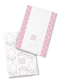 スワドルデザインズ バーピー よだれ拭き (バープクロス) ロリフラワー ピンク 2枚セットSD-601P 【日本正規品】