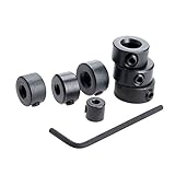 7個入り ドリルチャック ドリル ストップ カラー シャフト +レンチ 穴あけ