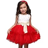 Pettigirl子供ドレス 女の子ドレス ガールズワンピース フラワードレス 可愛い 発表会 結婚式 入園式 パーティー ベビー 子供 ノースリーブ フォーマルワンピース 100 [並行輸入品]