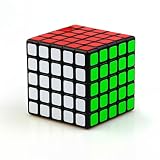 E-Seica EQ知育玩具シリーズ 5x5 マジックキューブ 立体パズル 標準サイズ 世界基準配色 回転スムーズ 安定感よい 初心者向け （Q5黒）