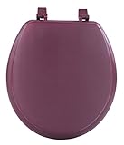 Achim Home Furnishings TOVYSTBU04 17-Inch Fantasia Standard Toilet Seat, Soft Burgundy [並行輸入品]