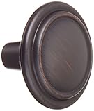 Amerock BP29113-10PACK Allison Value Hardware 1-1/4 Inch Diameter Mushroom Cabin, Oil Rubbed Bronze 