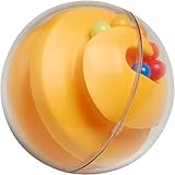 Haba Clutching Toy Rainbow Swirl Plastic Rattling Ball, Yellow [並行輸入品]