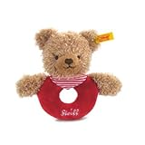 Steiff Grip Toy (シュタイフ グリップ トイ)　"おやすみクマちやん レッド ラトル"【並行輸入品】