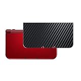 二枚 Sukix 背面保護フィルム 、 Nintendo ニンテンドー 3DS LL/new 3DS LL 向けの ブラック カーボン調 TPU 保護フィルム 背面 フィルム スキンシール 背面保護 背面フィルム（非 ガラスフィルム 強化ガラス ガラス ） new version