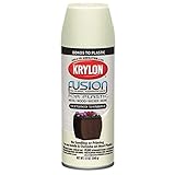 Krylon K02524000 Fusion For Plastic Textured Shimmer Aerosol Spray Paint, 12-Ounce, White Sands [並行輸