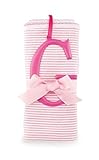 Mud Pie Cotton Receiving Blanket, G/Pink by Mud Pie [並行輸入品]