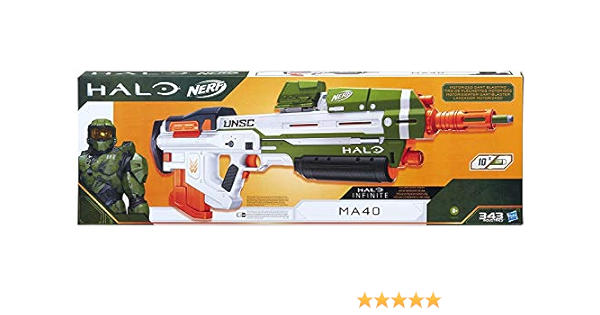 NERF Halo MA40 Motorized Dart Blaster 