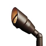 Kichler Lighting 15374AZT 12-Volt Low Voltage Mini-Accent Light, Textured Architectural Bronze [並行輸入