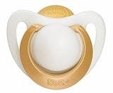 NUK 10171042 Latex Dummy Genius Extra Soft More Space Sunken Grip Ring Size 1 0-6 Months BPA free 1 