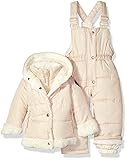 Catherine Malandrino Baby Girls' Bubble Snowsuit Oatmeal Tan 12 Months [並行輸入品]