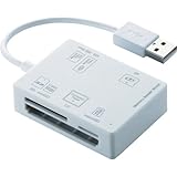 エレコム:エレコム 56＋2メディア対応メモリリーダライタ MR-A012WH 型式:MR-A012WH
