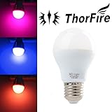 Thorfire Dimmable E27 6W Rgb Ac 85-265V Led Globe Light Bulb (Usa)
