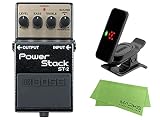 BOSS ボス - Power Stack ST-2 + KORG Pitchclip 2 PC-2 + マークスオリジナルクロス セット