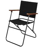 [クイックキャンプ] QUICKCAMP アウトドア キャンプ 一人掛け ローバーチェア ハイスタイル コットン 折りたたみ インテリア ブラック