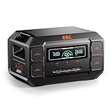 EBL ポータブル電源 リン酸鉄 長寿命 1126.4Wh 75分満充電 高出力AC(定格2200W   瞬間最大3600W