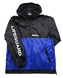 LIFEGUARD ナイロンパーカー ブラック/ネイビー LW-02