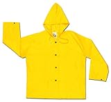 MCR Safety 300JXL Wizard PVC/Nylon Flame Resistant Jacket with Detachable Hood Yellow X-Large [並行輸入品