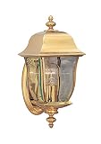 Designers Fountain 1532-PVD-PB Gladiator Wall Lanterns, Brass Treated Polish [並行輸入品]