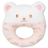 BABYDOLL（ベビードール） MY FIRST BABYDOLL クマ総柄ガラガラ ラトル 新生児用 ベビー ソフトピンク