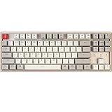 【国内正規品】Keychron K8 ノンバックライト ワイヤレス・ゲーミングメカニカルキーボード87キー/USレイアウト/ホットスワップ対応Keychronメカニカルスイッチ/有線無線対応/Mac Windows対応/アルミフレーム/Nキー・ロールオーバー対応 (Keychronメカニカル赤軸(ホットスワップ対応))