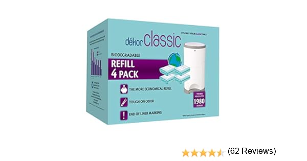 dekor classic diaper pail refills