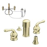 Moen kbmo-d-t5270p Monticello 2ハンドルBidet蛇口、ポリッシュ真鍮