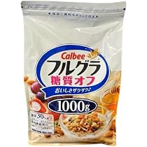 Calbee カルビー フルグラ 糖質オフ 1000g 1kg 7袋 41w4qgefycL._AC_UL210_SR210,