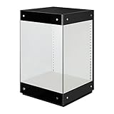 【JAJAN】ハイグレードコレクションラック『オニキス』本体(上台)[国産][3面ガラス][鍵付き][LED付きガラスケース][ディスプレイショーケース]