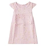 エイデンアンドアネイ 半袖 ワンピース フラッター スリーブ ヨーク ドレス flutter sleeve yoke dress ベビー服 カバーオール ボディスーツ (サイズ：6-9m、カラー：pi