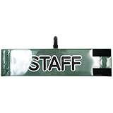 腕章 STAFF レギュラーサイズ ワンタッチクリップ マジックテープ付 差し込み式【セット商品:スタッフ】 (グリーン)