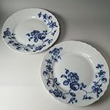 リチャードジノリ ローズブルー 26cm プレート ペア ディナープレート 皿 OQEJE