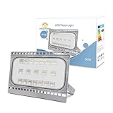BRIGHTINWD LED投光器 50W 6000K 昼白色 IP65防水 広角60度 100-120VAC 省エネ長寿命 TC-FL-50W6