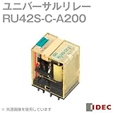 IDEC (アイデック) RU42S-C-A200 4極 RUシリーズ ユニバーサルリレー NN