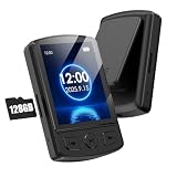 MP3プレーヤーBluetooth5.2対応 クリップ式 音楽プレーヤー64GB 34ｇ超軽量 mp3プレイヤー 128GB拡張可能 HiFI OTG機能 デュアルノイズキャンセリング 内蔵スピーカー付き 多機能 音楽/録音/ビデオ/写真/FM/電子書籍 日本語マニュアル付属 スポーツ・ビジネス・学習などに最適