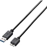 エレコム:エレコム USB3.0ケーブル(A-microB) USB3-AMB10BK/RS 型式:USB3-AMB10BK/RS