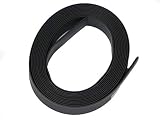 熱収縮チューブ 8mm 内径φ8mm 平置き幅14mm 収縮比率2:1 (8mm→4mm) 印字無しで綺麗☆ シュリンクチューブ 絶縁チューブ 防水 高難燃性 収縮チューブ (2M, ブラック（黒）)