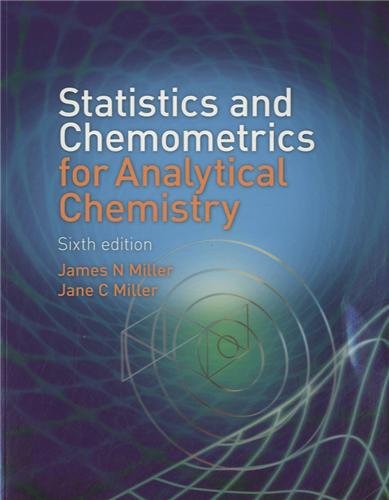 Statistics and chemometrics for analytical chemistry : pbkの表紙