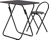 不二貿易 テーブル &amp; チェアー セット ブラック ブラウン 83439