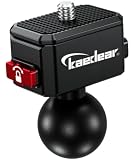 Kaedear(カエディア) バイク アクション カメラ マウント オートバイ クリップマウント ウェアラブルカメラ バイク用 カメラ固定用 アルミ製 1/4 KDR-R22A (1/4)