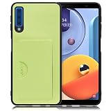 LOOF SKIN SLIM-SLOT Galaxy A7 SM-A750C 用 ギャラクシー ケース カバー カードポケット カード収納 カード 背面 スマホケース スマホカバー 背面カード収納 [ミストグリーン]