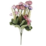 Fenteer 多目的　人工花　人工シルク　ツバキ　芽　ホーム　部屋　ガーデンの装飾　全5色選ぶ - ヒアシジン