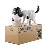 Abill子犬Eating Coins Money Box Piggy Bank保存銀行保存ポット