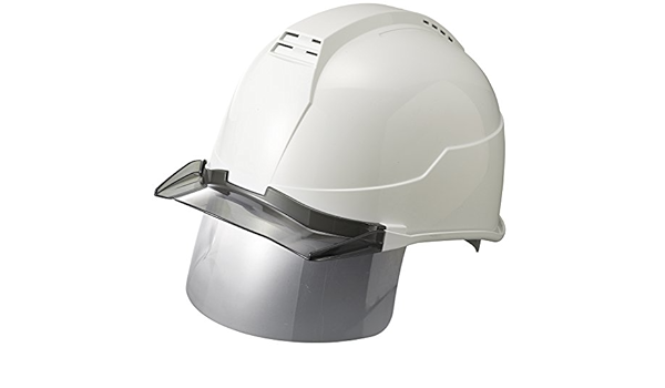 Amazon 進和化学工業 ヘルメット 通気孔 透明ひさし 保護シールド面 スチロールライナー付 Ss 22fsv Tp Ra Rw S ヘルメット 産業 研究開発用品 通販