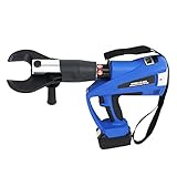 電動油圧式 充電ケーブルカッター 電動ワイヤーカッター ～65mm 充電式 油圧式 リチウムイオン LEDライト付