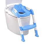 JQ キッズトイレ便座カバー 子供用補助便座 踏み台 2カラー