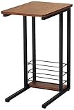 食卓 机 便利なだけではなく、こだわりのあるデザイン。 快適 暮らし ブックラック付きサイドテーブル　ブラウン・ST-TK300(BR)