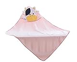 ベビー ソフト コットン 通気性 バスタオル キッズ バスクロス クローク バスローブ 0-5歳（ピンク#01）